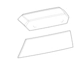 SHAD SH38X Replacement Front Panel Inserts