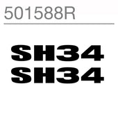 SHAD SH34 Replacement Sticker