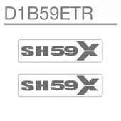 SHAD SH59x Replacement Sticker